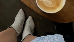 bottes blanches