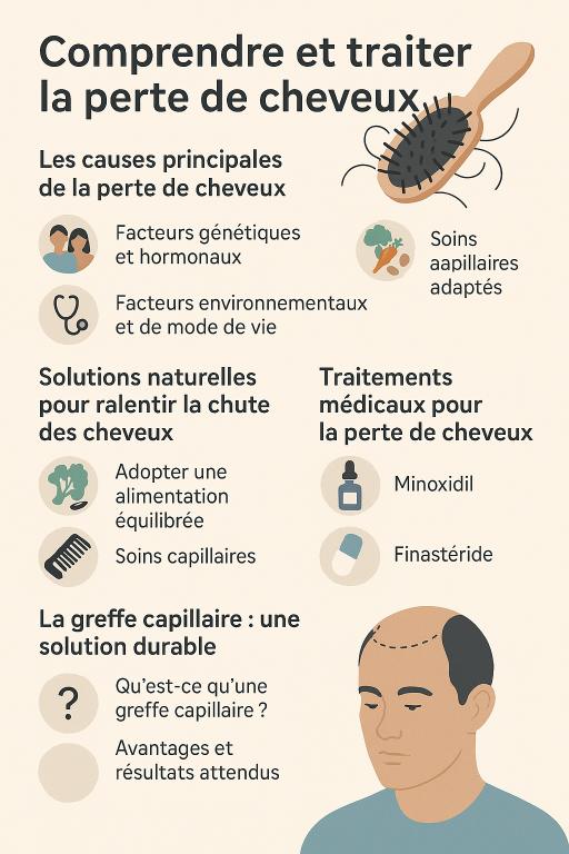 cause perte cheveux