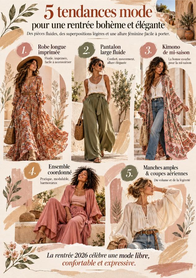 tendance boheme mode